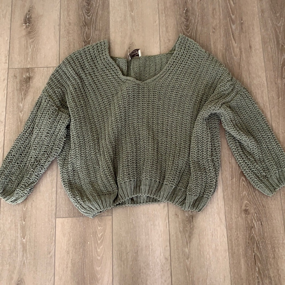 Green sweater